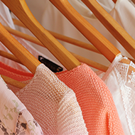 Clothes Hanging on a Rack